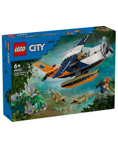 Конструктор LEGO City - Воден самолет Изследовател на джунглата (60425) - 1