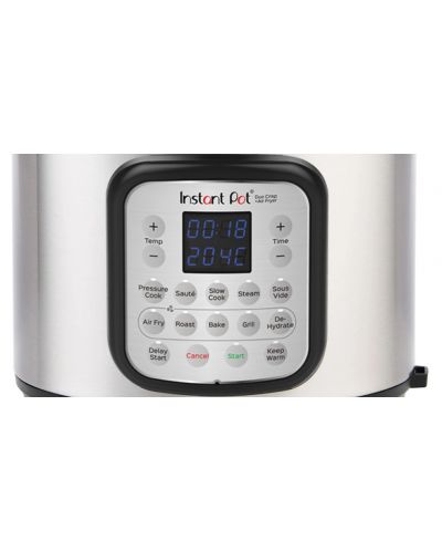 Комбиниран мултикукър Instant - Pot Duo Crisp + Air Fryer, 8 l, 1500W, сребрист - 3