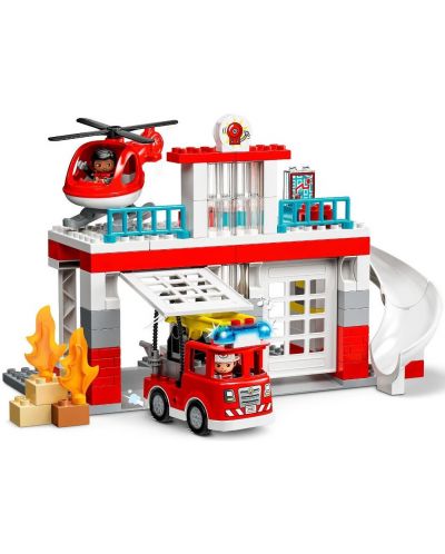 Конструктор LEGO Duplo Town - Пожарна команда и хеликоптер (10970) - 3