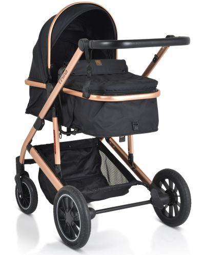 Комбинирана бебешка количка Moni - Thira, черна - 2