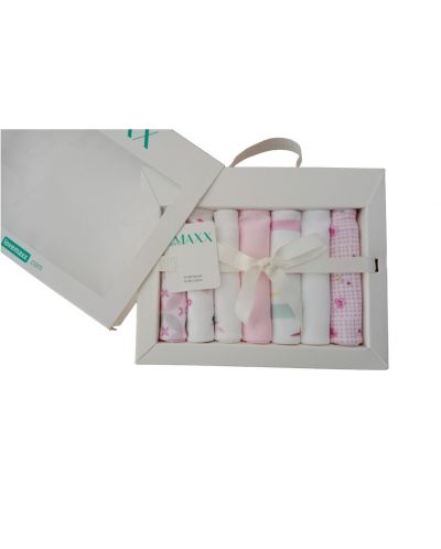 Комплект памучни кърпи LoveMAXX - 7 броя, 20 х 20 cm, розови - 2