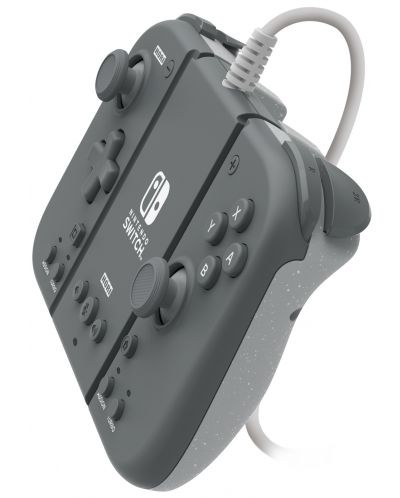 Контролер Hori - Split Pad Compact Attachment Set, сив (Nintendo Switch) - 3