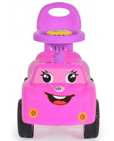 Кола за бутане Moni Toys - Keep Riding, розова - 2