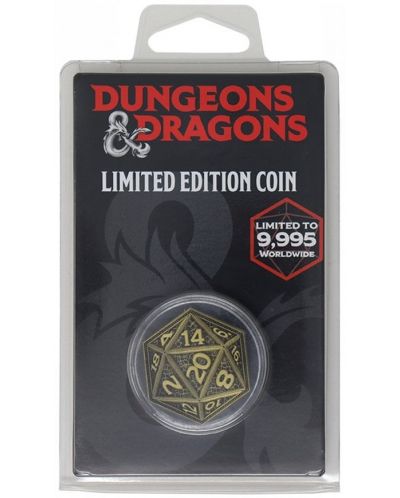 Колекционерска монета FaNaTtiK Games: Dungeons & Dragons - D20 (Limited Edition) - 4