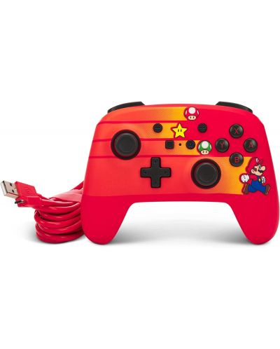 Контролер PowerA - Enhanced, жичен, за Nintendo Switch, Speedster Mario - 7