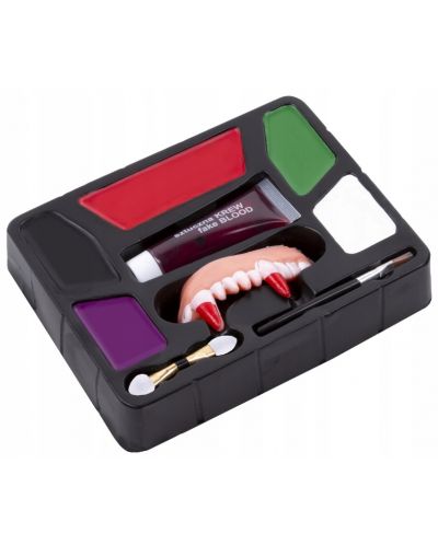 Комплект боички за лице и аксесоари Kidea - Dracula, 6 цвята - 2