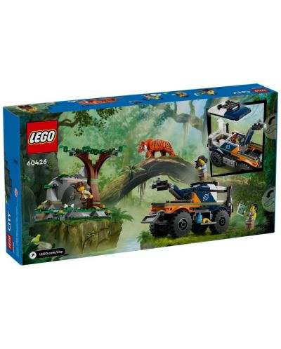 Конструктор LEGO City - Изследовател в джунглата с офроуд камион (60426) - 2