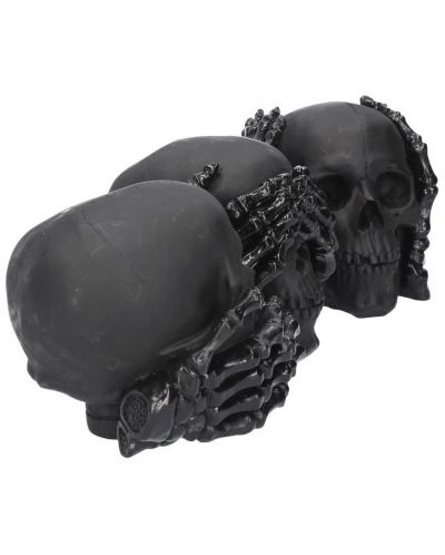 Комплект статуетки Nemesis Now Adult: Humor - Three Wise Skulls - 6