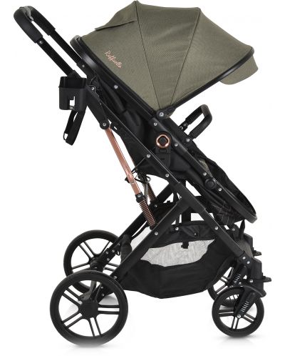 Комбинирана бебешка количка Moni - Raffaello, зелена - 3
