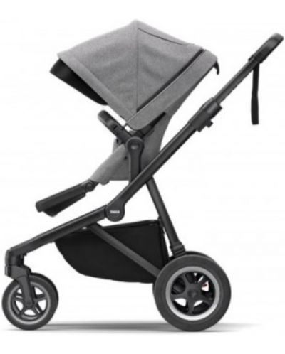 Комбинирана бебешка количка 2 в 1 Thule - Sleek, Grey Melange - 5