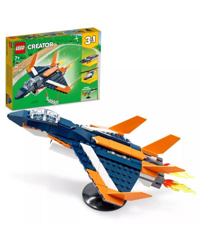 Конструктор LEGO Creator 3 в 1 - Свръхзвуков самолет (31126) - 2