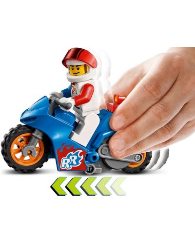 Комплект LEGO City Stuntz - Каскадьорски мотоциклет ракета (60298) - 4
