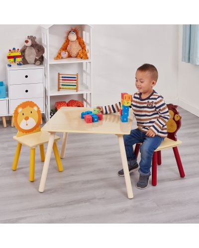 Комплект детска маса с 2 столчета Ginger Home - Animals - 10