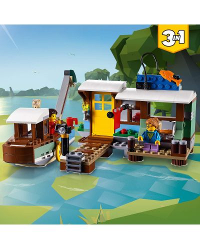 Конструктор LEGO Creator 3 в 1 - Плаваща къща в реката (31093) - 6