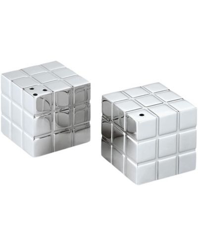 Комплект за сол и пипер Philippi - Cube, 3 x 3 x 3 cm - 1