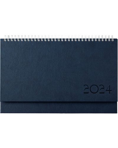 Кожен настолен календар Казбек - Син, 2024 - 1