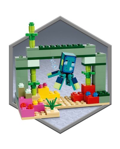 Конструктор LEGO Minecraft - Битката на пазителите (21180) - 2