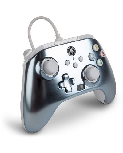 Контролер PowerA - Enhanced, Metallic Ice (Xbox One/Series S/X) - 2