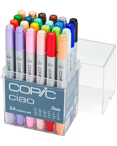Комплект маркери Too Copic Ciao - 24 цвята - 1