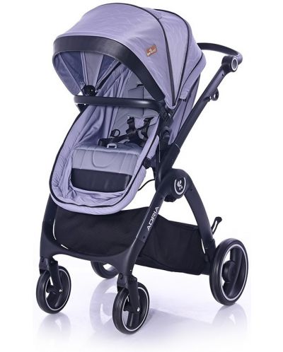 Комбинирана детска количка Lorelli - Adria, Grey - 5