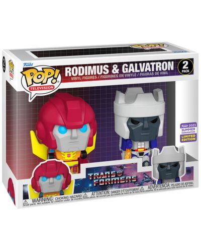 Комплект фигури Funko POP! Movies: Transformers - Rodimus & Galvatron (Convention Limited Edition) - 2