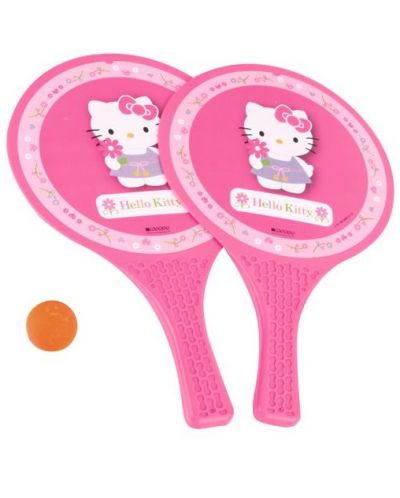 Комплект за тенис на маса Mondo - Hello Kitty, хилки и топче, асортимент - 3