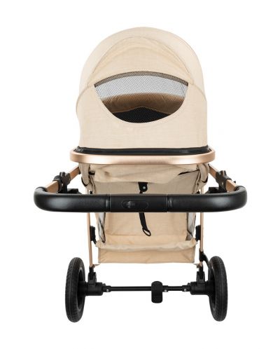 Комбинирана детска количка KikkaBoo - Kaia, 3 в 1, Beige - 11
