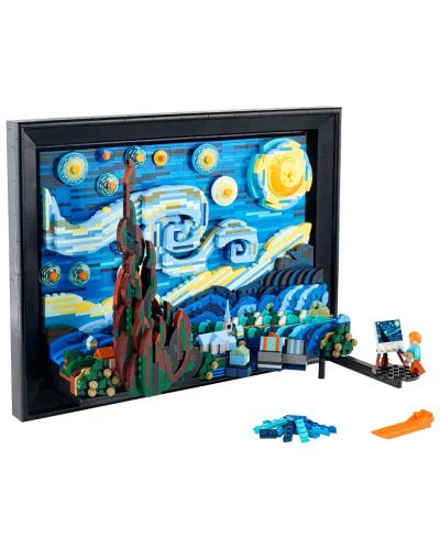 Конструктор LEGO Ideas - Vincent van Gogh, Звездна нощ (21333) - 4