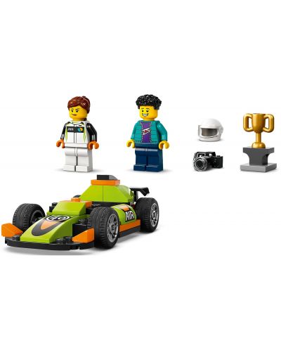 Конструктор LEGO City - Зелен състезателен автомобил(60399) - 4