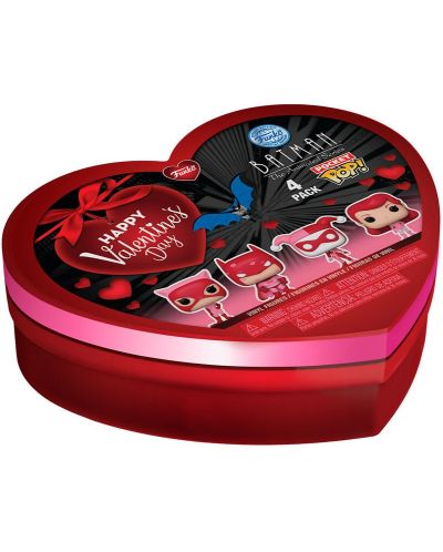 Комплект мини фигури Funko Pocket POP! DC Comics: Batman - Happy Valentine's Day Box - 3