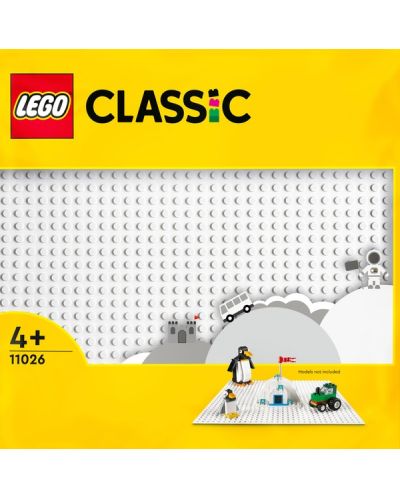 Основа за конструиране LEGO Classic - Бяла (11026) - 1
