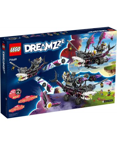 Конструктор LEGO DreamZzz - Кораб на кошмарните акули (71469) - 2