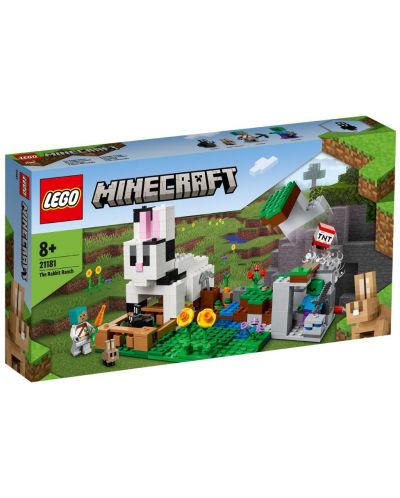 Конструктор LEGO Minecraft - Ранчото на зайците (21181) - 1
