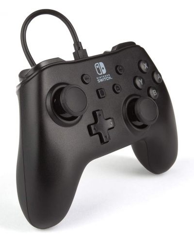 Контролер PowerA - Wired Controller, жичен, за Nintendo Switch, Black Matte - 2