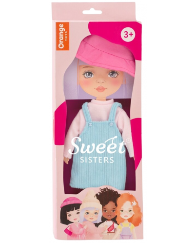 Комплект дрехи за кукла Orange Toys Sweet Sisters - Синя рокля без ръкави - 1