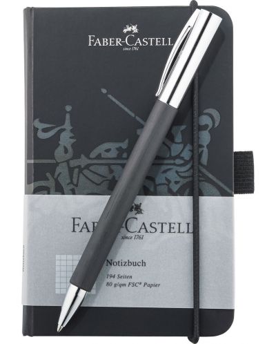 Комплект Faber-Castell Ambition - Химикалка и тефтер - 2
