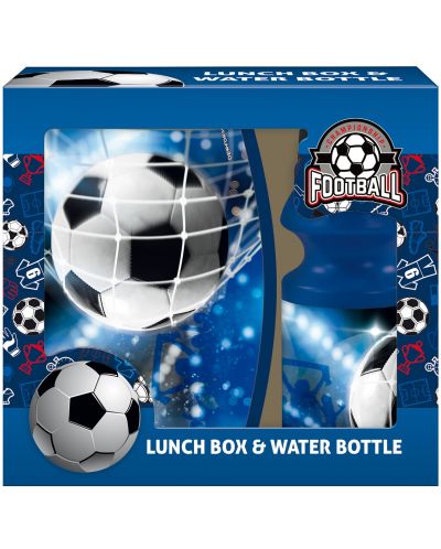 Комплект бутилка и кутия за храна Derform Football 17 - 1
