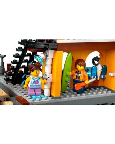 Конструктор LEGO City - Морско пристанище с товарен кораб (60422) - 5