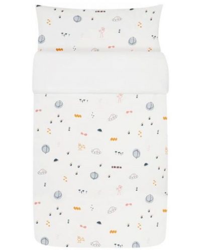 Комплект детски чаршафи Baby Clic - Ufo, 70 х 140 cm - 1