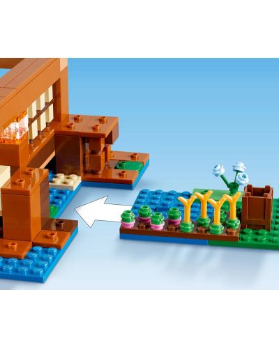 Конструктор LEGO Minecraft - Къщата на жабата (21256) - 6
