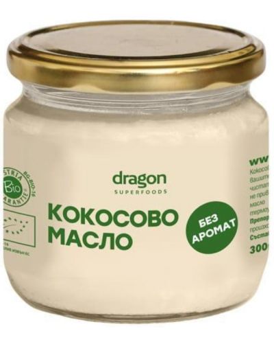 Кокосово масло без аромат, 300 ml, Dragon Superfoods - 1