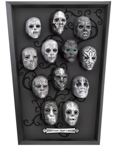 Комплект мини реплики The Noble Collection Movies: Harry Potter - Death Eater Masks - 1