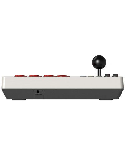 Безжичен контролер 8BitDo - Arcade Stick, бял (Nintendo Switch/PC) - 3