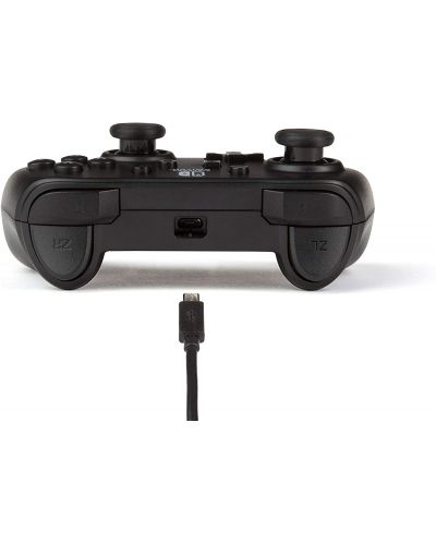 Контролер PowerA - Wired Controller, жичен, за Nintendo Switch, Black Matte - 5