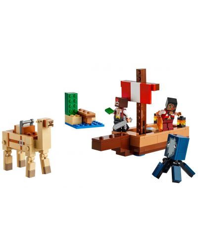 Конструктор LEGO Minecraft - Пътуването на пиратския кораб (21259) - 3