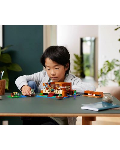 Конструктор LEGO Minecraft - Къщата на жабата (21256) - 9