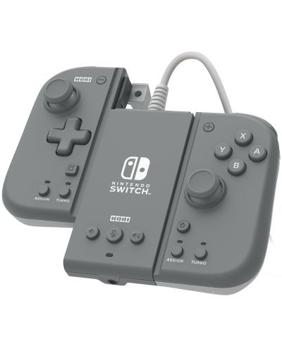 Контролер Hori - Split Pad Compact Attachment Set, сив (Nintendo Switch) - 2