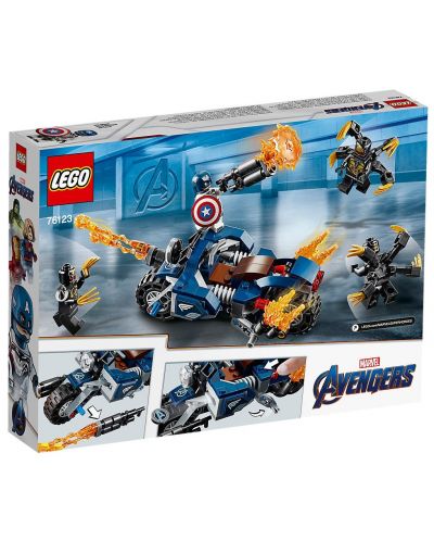 Конструктор Lego Marvel Super Heroes - Captain America: Outriders Attack (76123) - 4