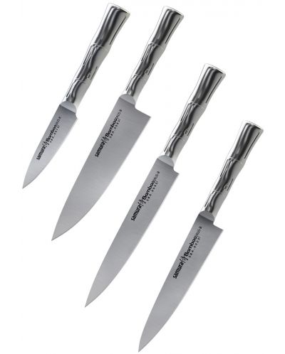 Комплект от 4 ножа с поставка Samura - Bamboo - 2
