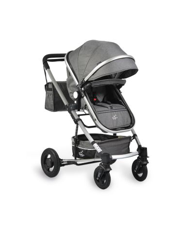 Бебешка комбинирана количка Moni - Gigi, тъмносива - 2